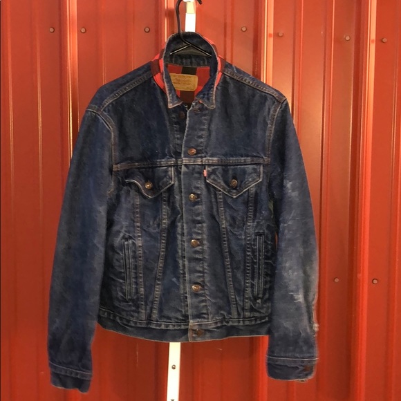 Levi’s |Vintage Trucker Denim Jacket Buffalo Plaid